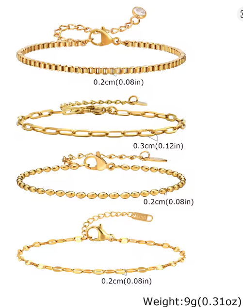 Stainless Steel Chain Link Bracelet